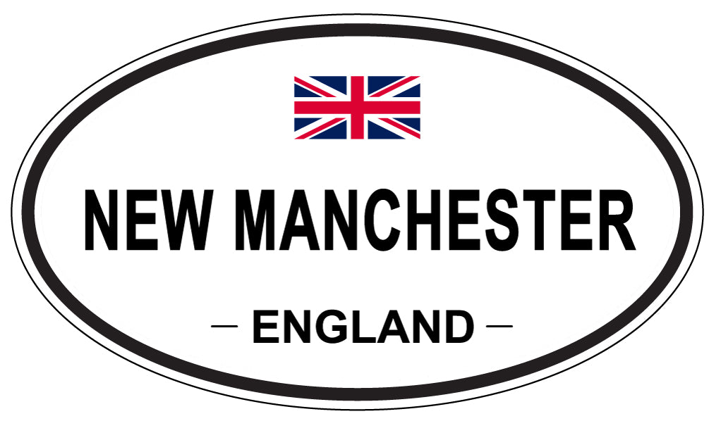 NEW MANCHESTER, England - Oval Magnet