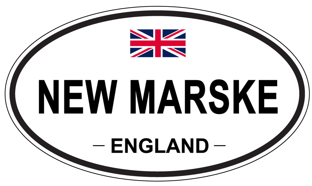 NEW MARSKE, England - Oval Magnet