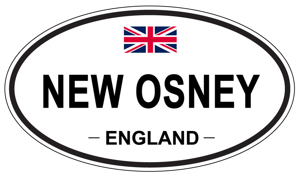 NEW OSNEY, England - Oval Magnet