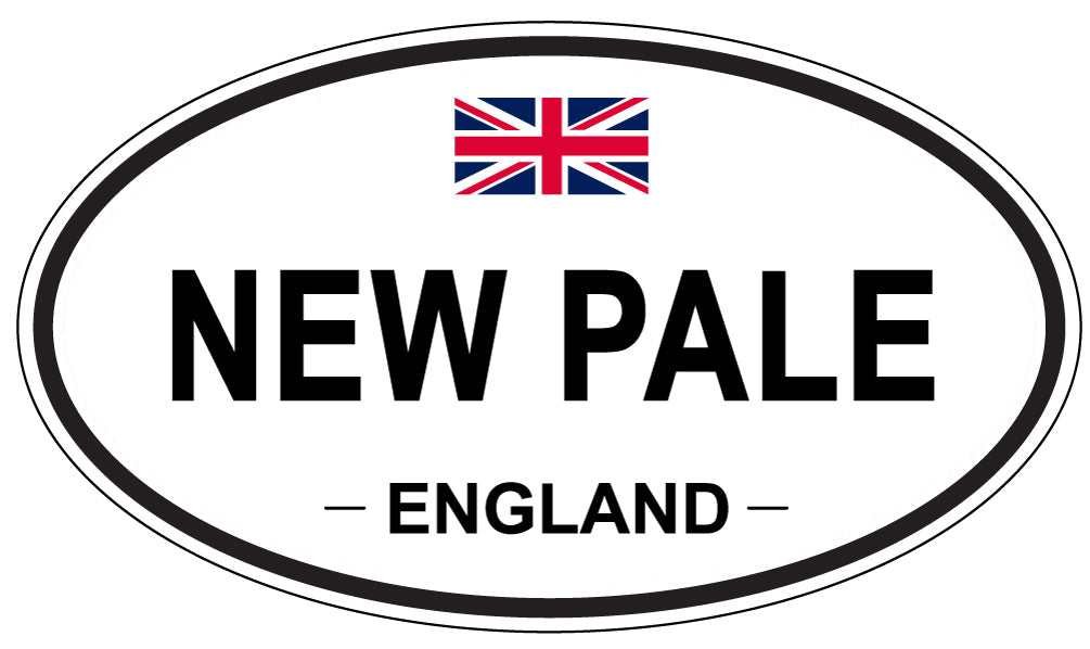 NEW PALE, ENGLAND - Oval Sticker