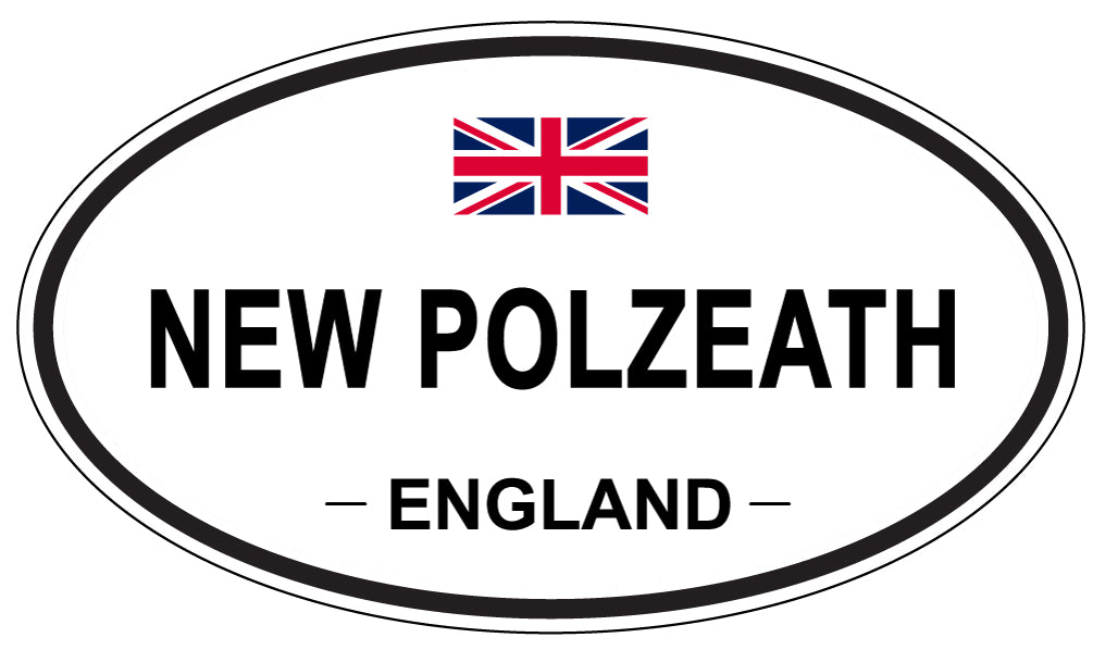 NEW POLZEATH, England - Oval Magnet