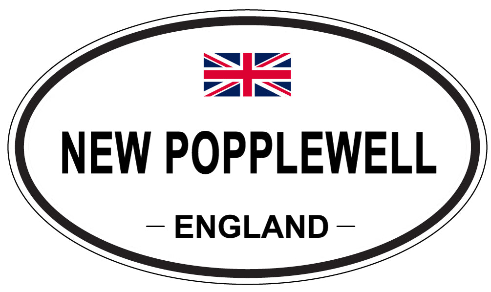 NEW POPPLEWELL, England - Oval Magnet