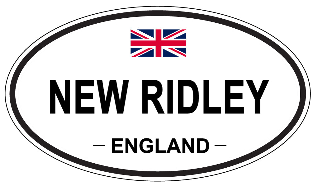 NEW RIDLEY, England - Oval Magnet
