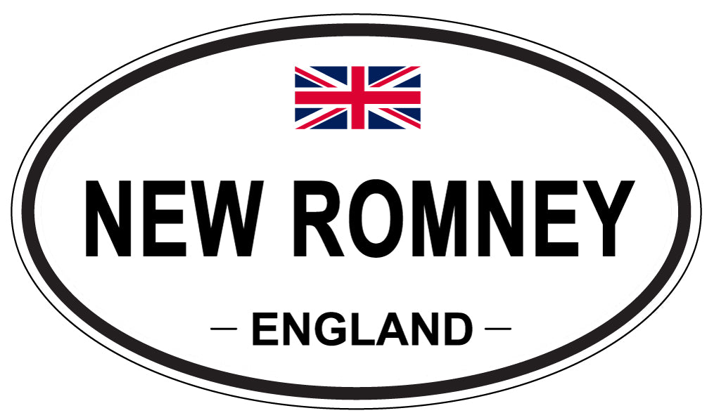 NEW ROMNEY, England - Oval Magnet
