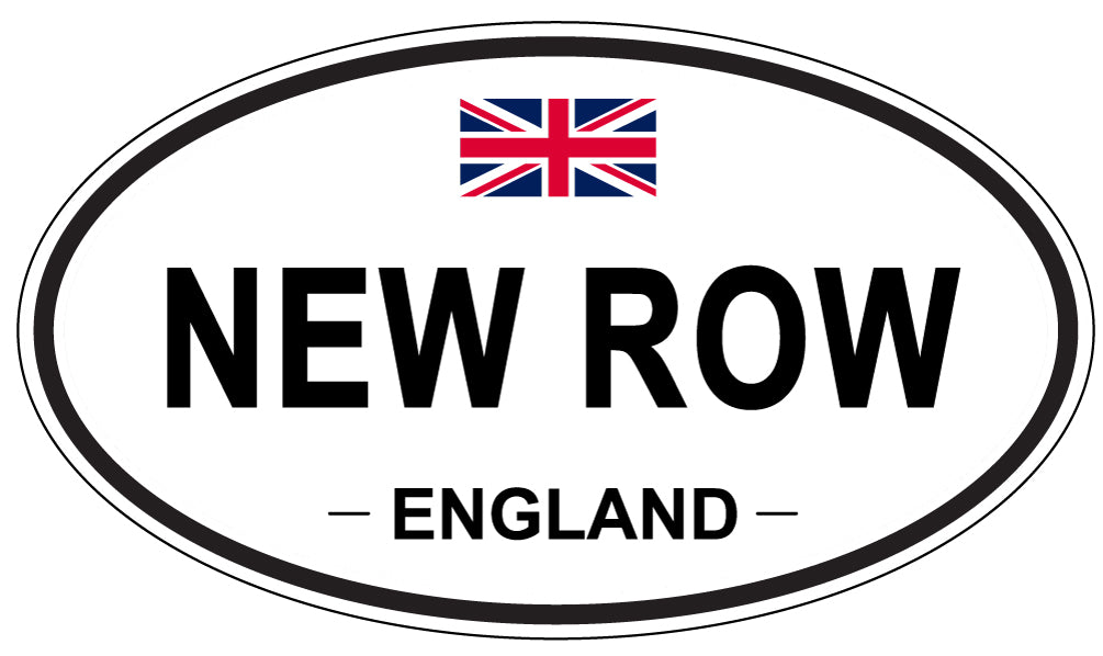 NEW ROW, England - Oval Magnet