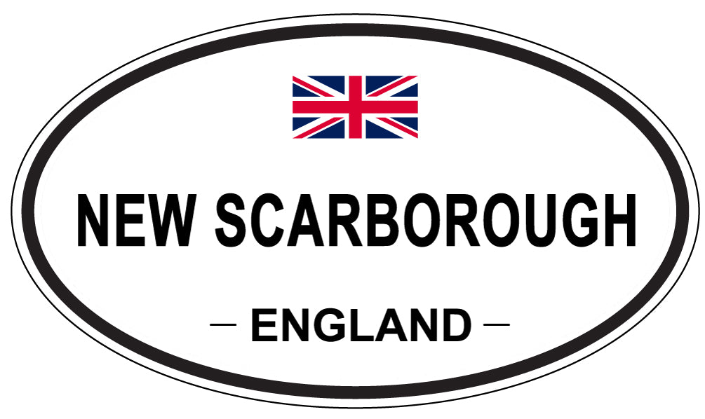 NEW SCARBOROUGH, England - Oval Magnet