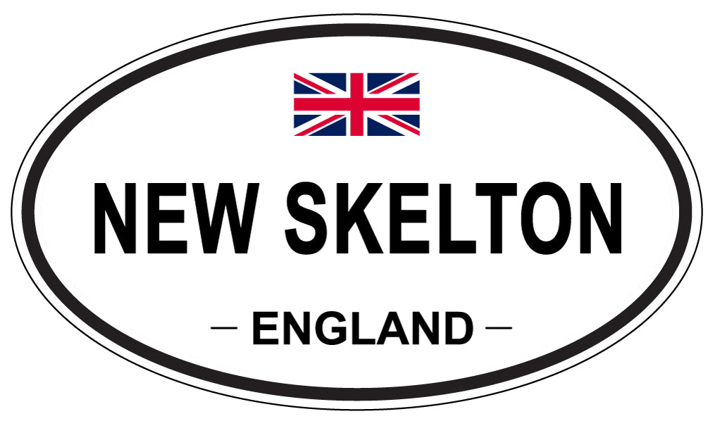 NEW SKELTON, England - Oval Magnet