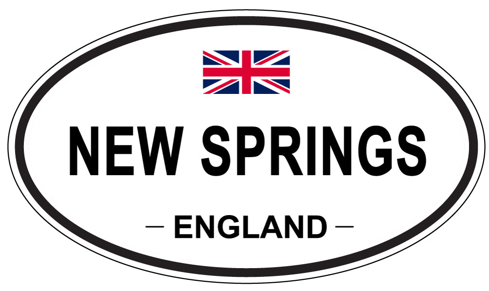 NEW SPRINGS, England - Oval Magnet