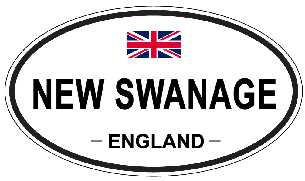 NEW SWANAGE, England - Oval Magnet
