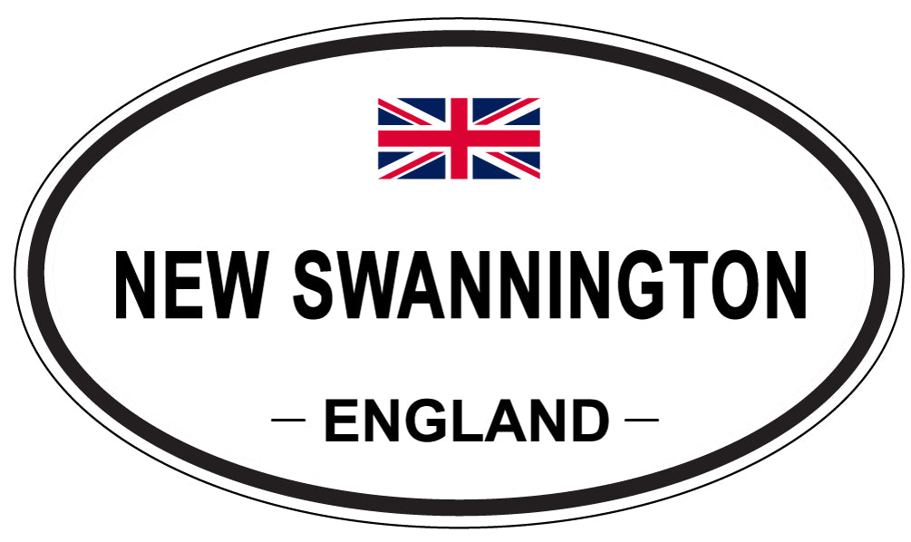 NEW SWANNINGTON, England - Oval Magnet