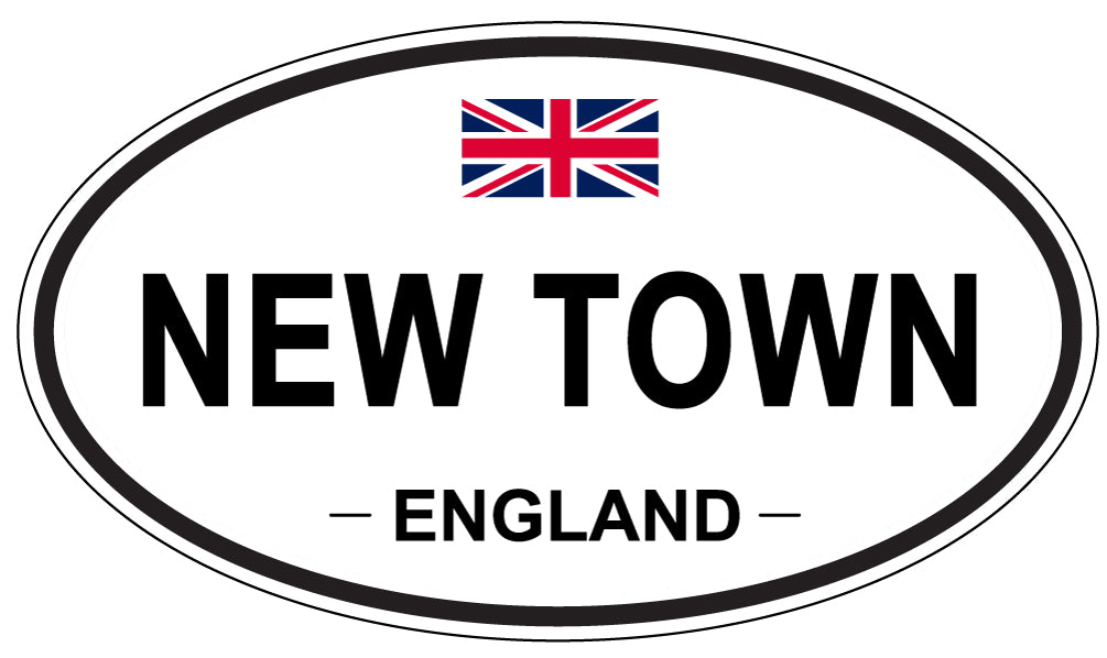 NEW TOWN, England - Oval Magnet