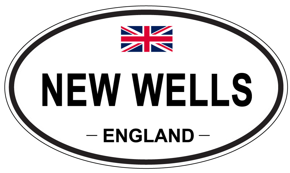 NEW WELLS, England - Oval Magnet