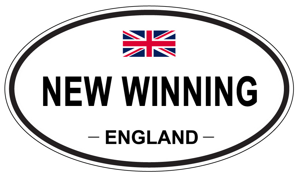 NEW WINNING, England - Oval Magnet