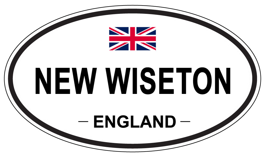NEW WISETON, England - Oval Magnet