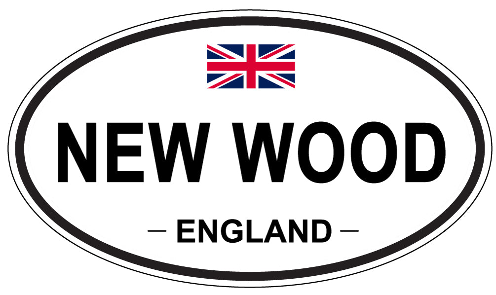 NEW WOOD, England - Oval Magnet