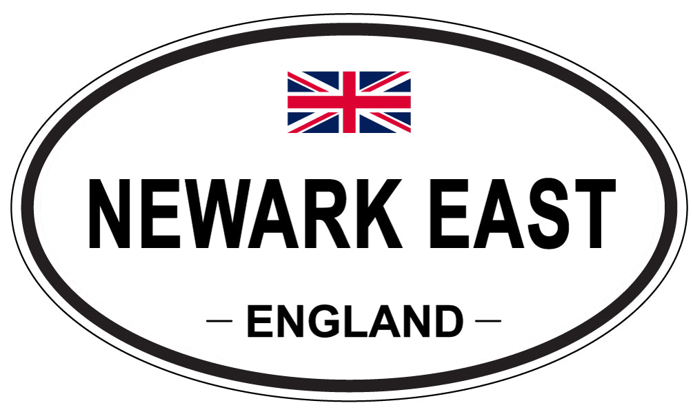 NEWARK EAST, England - Oval Magnet