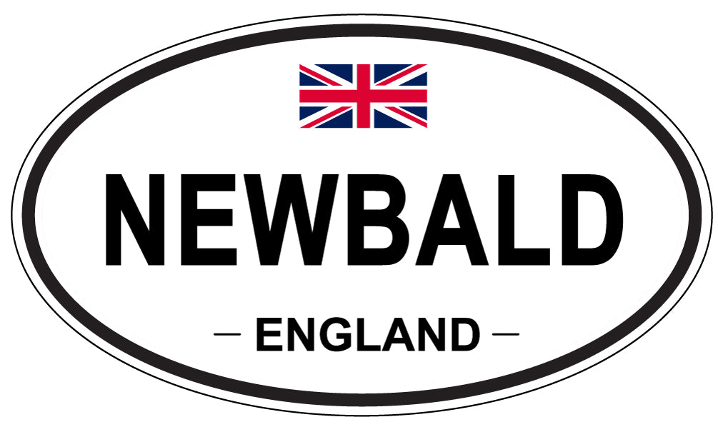 NEWBALD, England - Oval Magnet