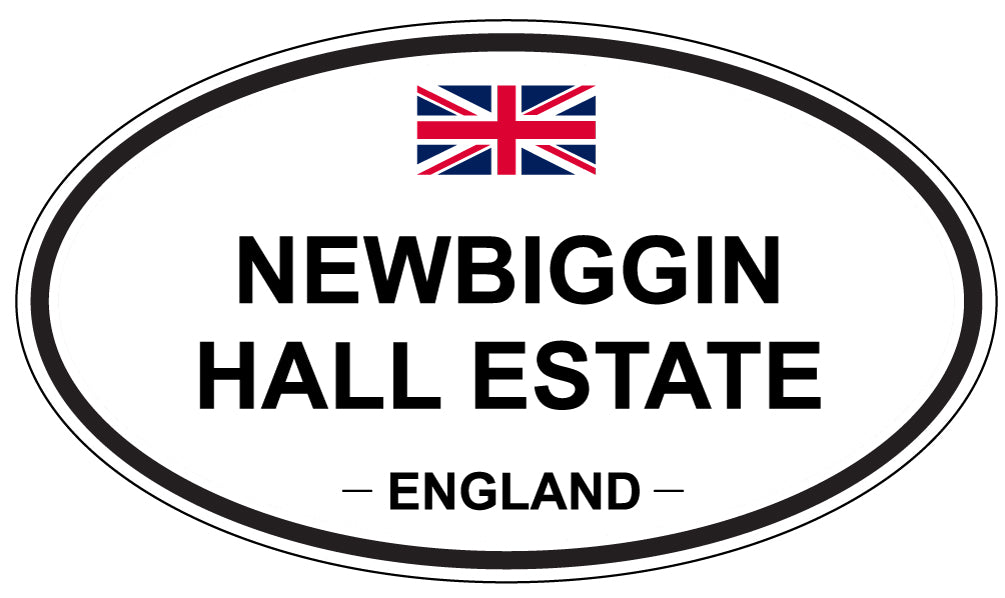 NEWBIGGIN HALL ESTATE, England - Oval Magnet