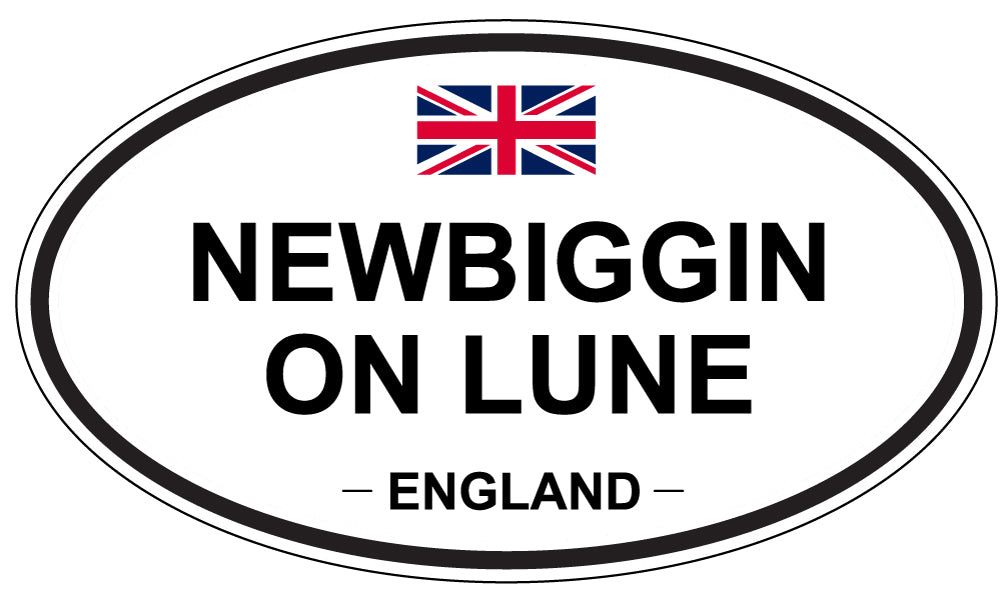 NEWBIGGIN ON LUNE, England - Oval Magnet