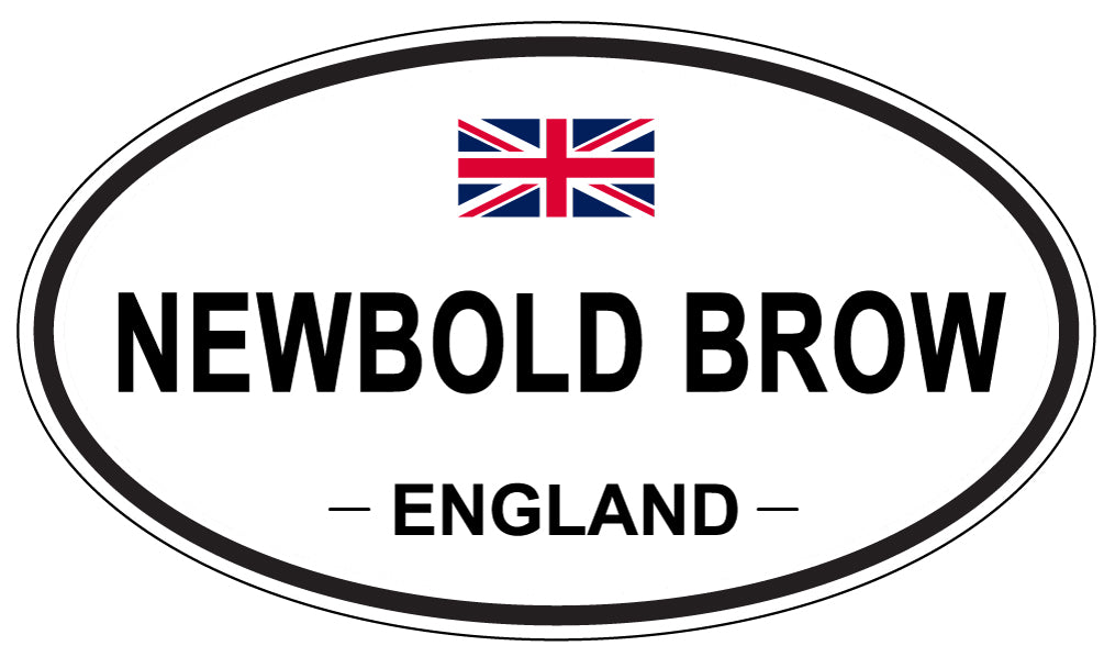 NEWBOLD BROW, England - Oval Magnet