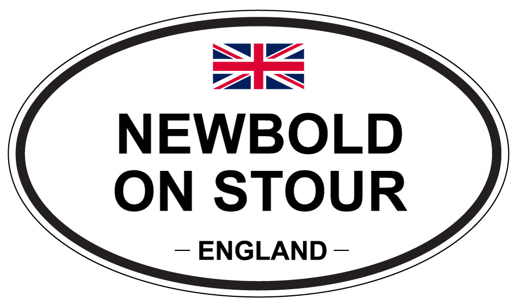 NEWBOLD ON STOUR, England - Oval Magnet