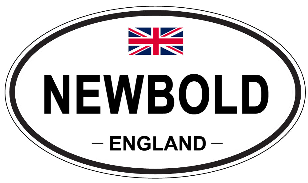 NEWBOLD, England - Oval Magnet