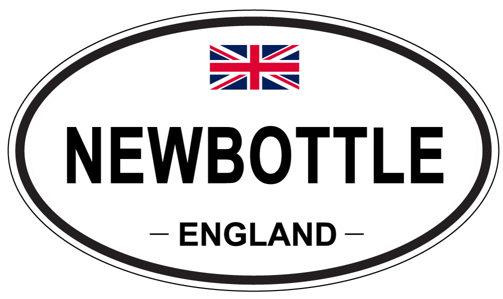 NEWBOTTLE, ENGLAND - Oval Sticker