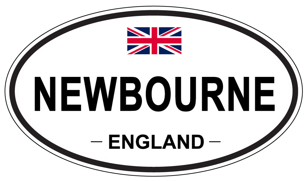 NEWBOURNE, England - Oval Magnet