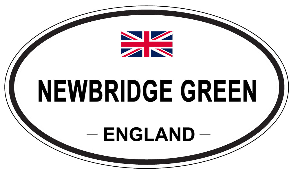 NEWBRIDGE GREEN, England - Oval Magnet