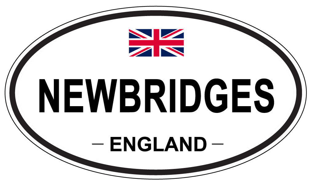NEWBRIDGES, England - Oval Magnet