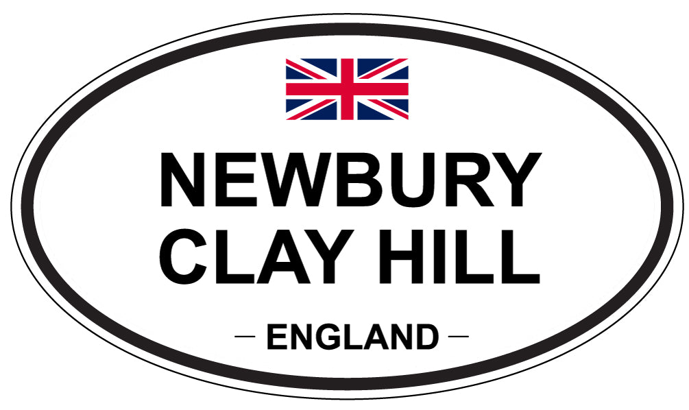 NEWBURY CLAY HILL, England - Oval Magnet