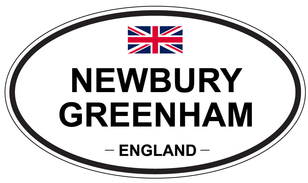NEWBURY GREENHAM, England - Oval Magnet