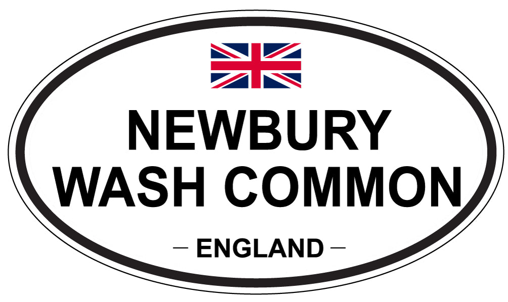NEWBURY WASH COMMON, England - Oval Magnet