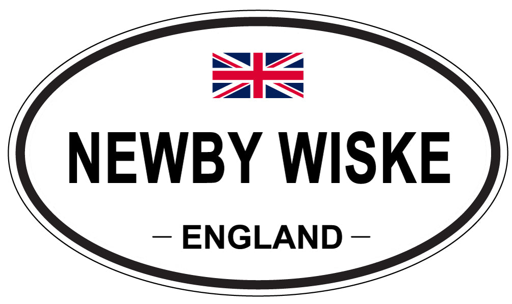 NEWBY WISKE, ENGLAND - Oval Sticker
