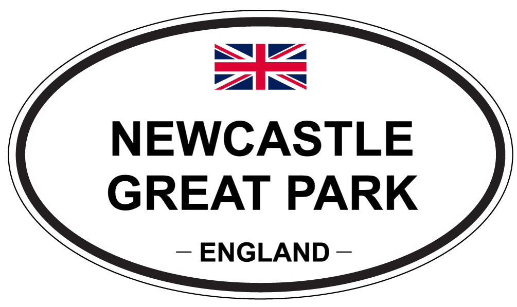 NEWCASTLE GREAT PARK, England - Oval Magnet