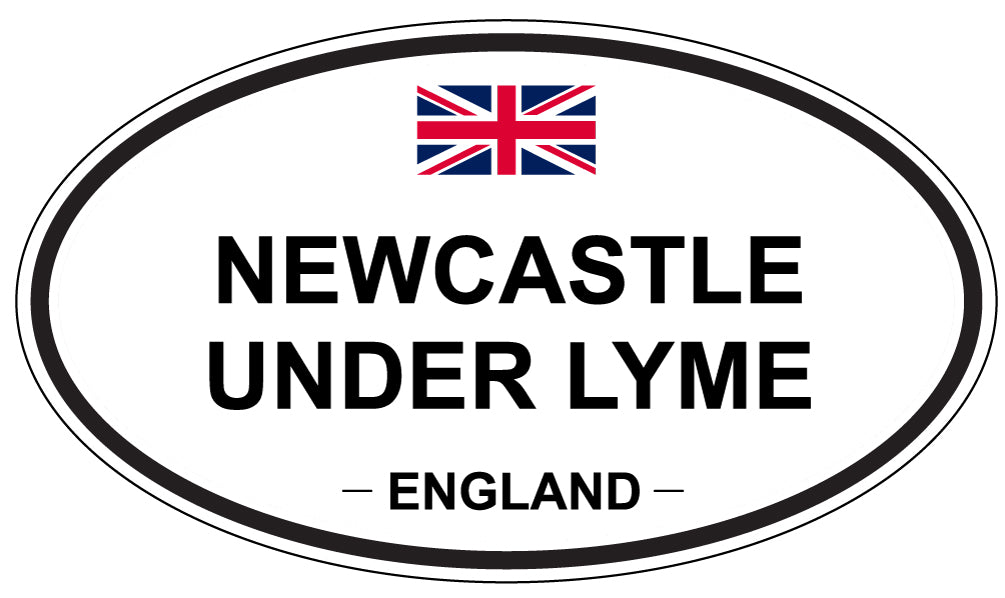 NEWCASTLE UNDER LYME, England - Oval Magnet