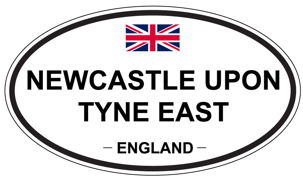 NEWCASTLE UPON TYNE EAST, England - Oval Magnet