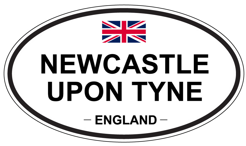 NEWCASTLE UPON TYNE, England - Oval Magnet