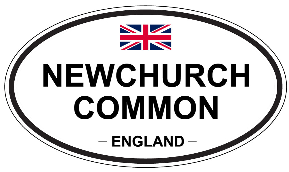 NEWCHURCH COMMON, England - Oval Magnet