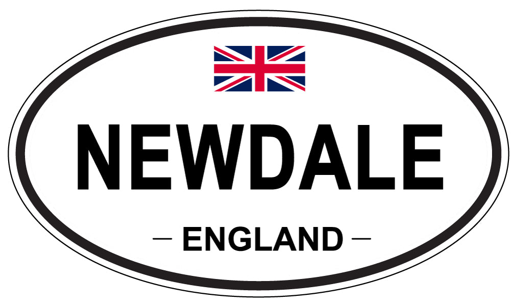 NEWDALE, England - Oval Magnet
