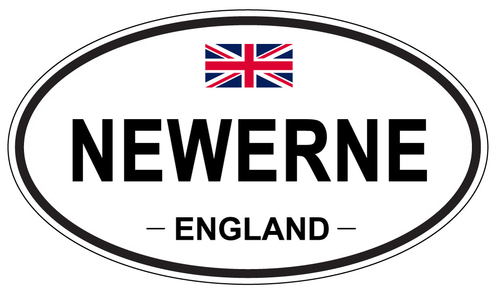 NEWERNE, England - Oval Magnet