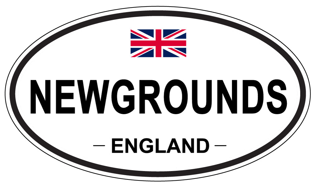 NEWGROUNDS, England - Oval Magnet