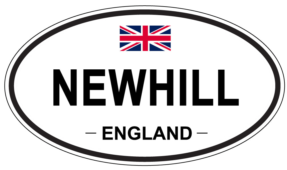 NEWHILL, England - Oval Magnet