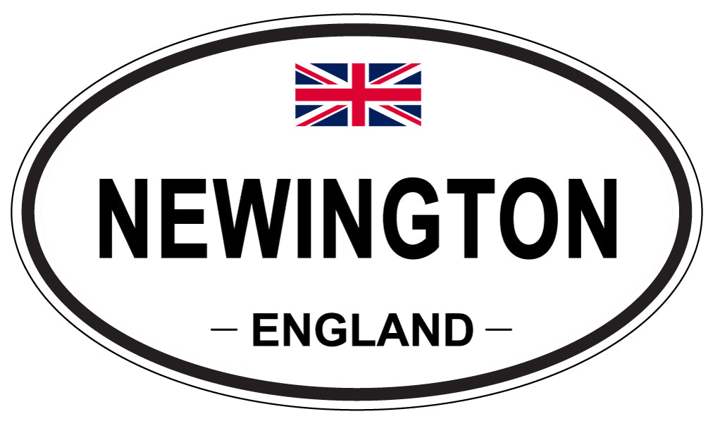 NEWINGTON, ENGLAND - Oval Sticker