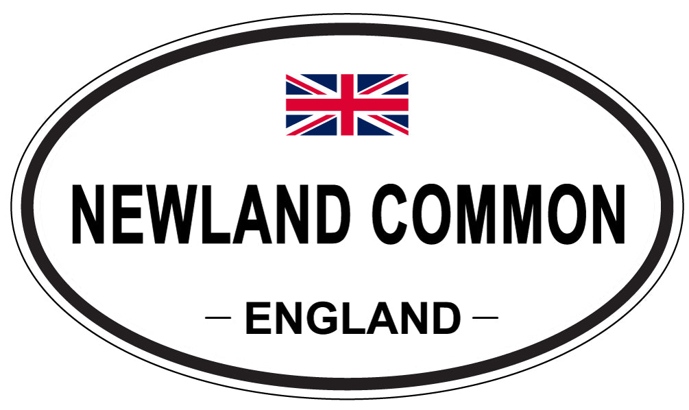 NEWLAND COMMON, ENGLAND - Oval Sticker