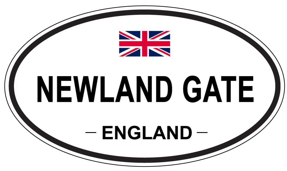 NEWLAND GATE, England - Oval Magnet