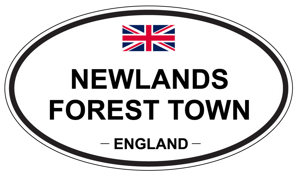 NEWLANDS FOREST TOWN, England - Oval Magnet