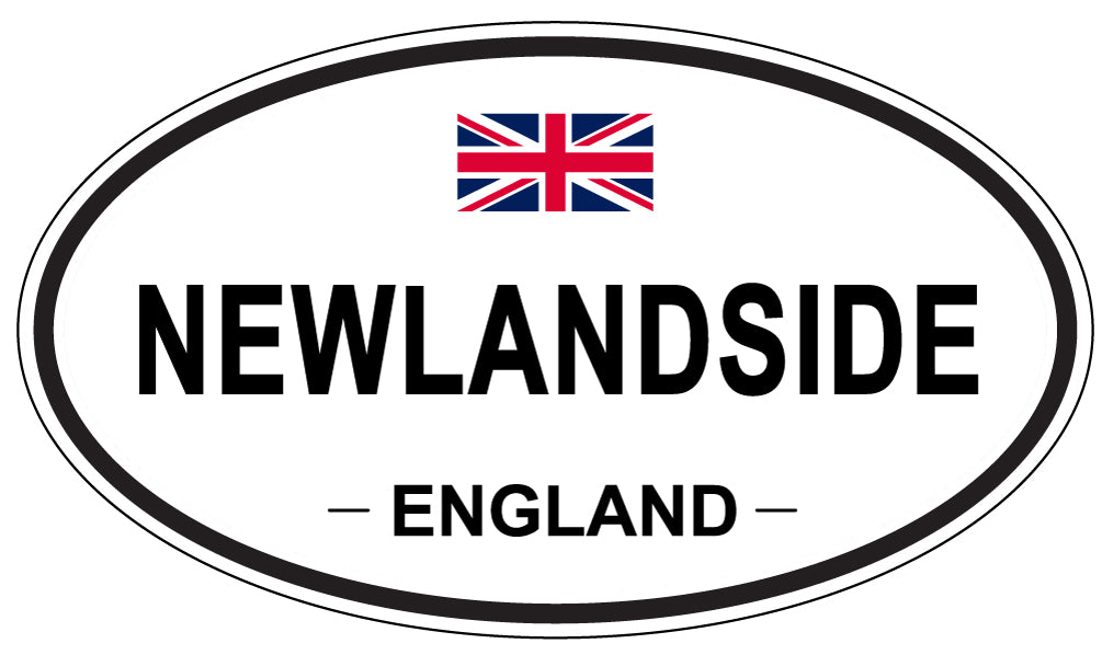 NEWLANDSIDE, ENGLAND - Oval Sticker