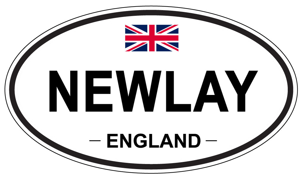 NEWLAY, England - Oval Magnet