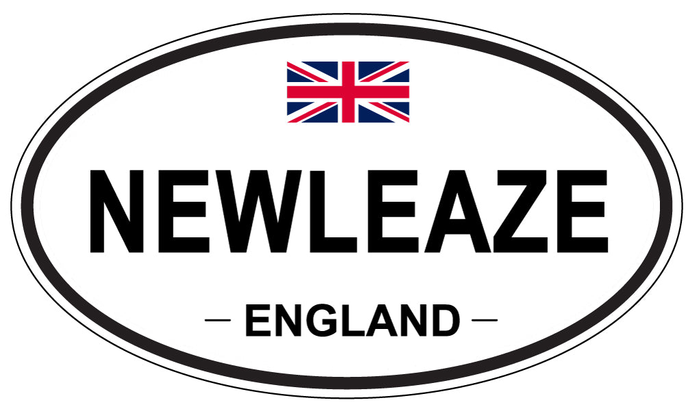 NEWLEAZE, England - Oval Magnet